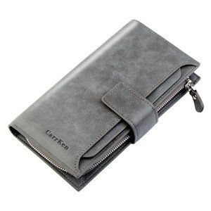 Men's long zipper wallet